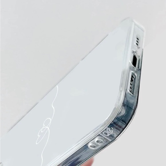 ✨🆕 IPhone14/15/15Plus/15Pro/15Promax Transparente Heart Printed Phone Case - Picture 4 of 4